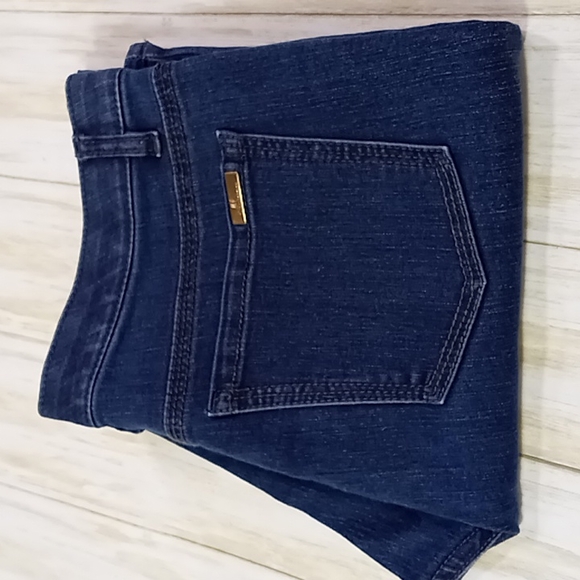 J M Collection Mid-Rise Tapered Leg Blue Jeans Size 8 - Picture 13 of 16